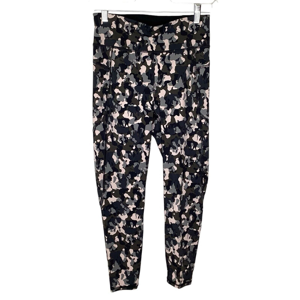 Sweaty Betty‎ Leggings Sz S Zero Gravity Camo Pockets 7/8 Length Running EUC
